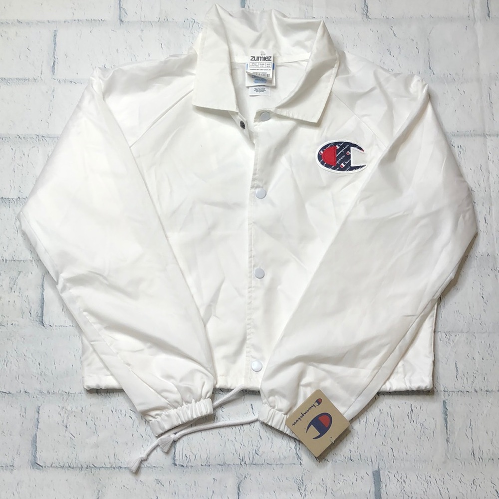 🔹Champion Crop Windbreaker Jacket